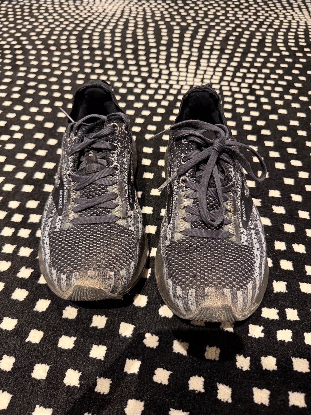 Brooks women’s Charcoal and Gray Athletic Running Shoes